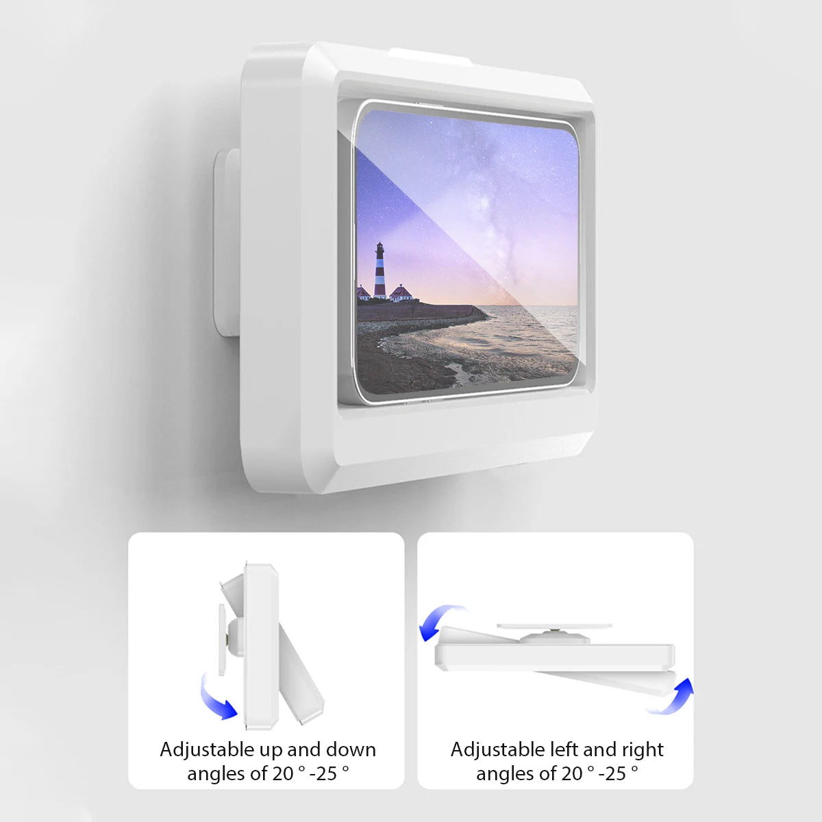 SplashSafe: Bathroom Waterproof Phone Case & Holder Stand