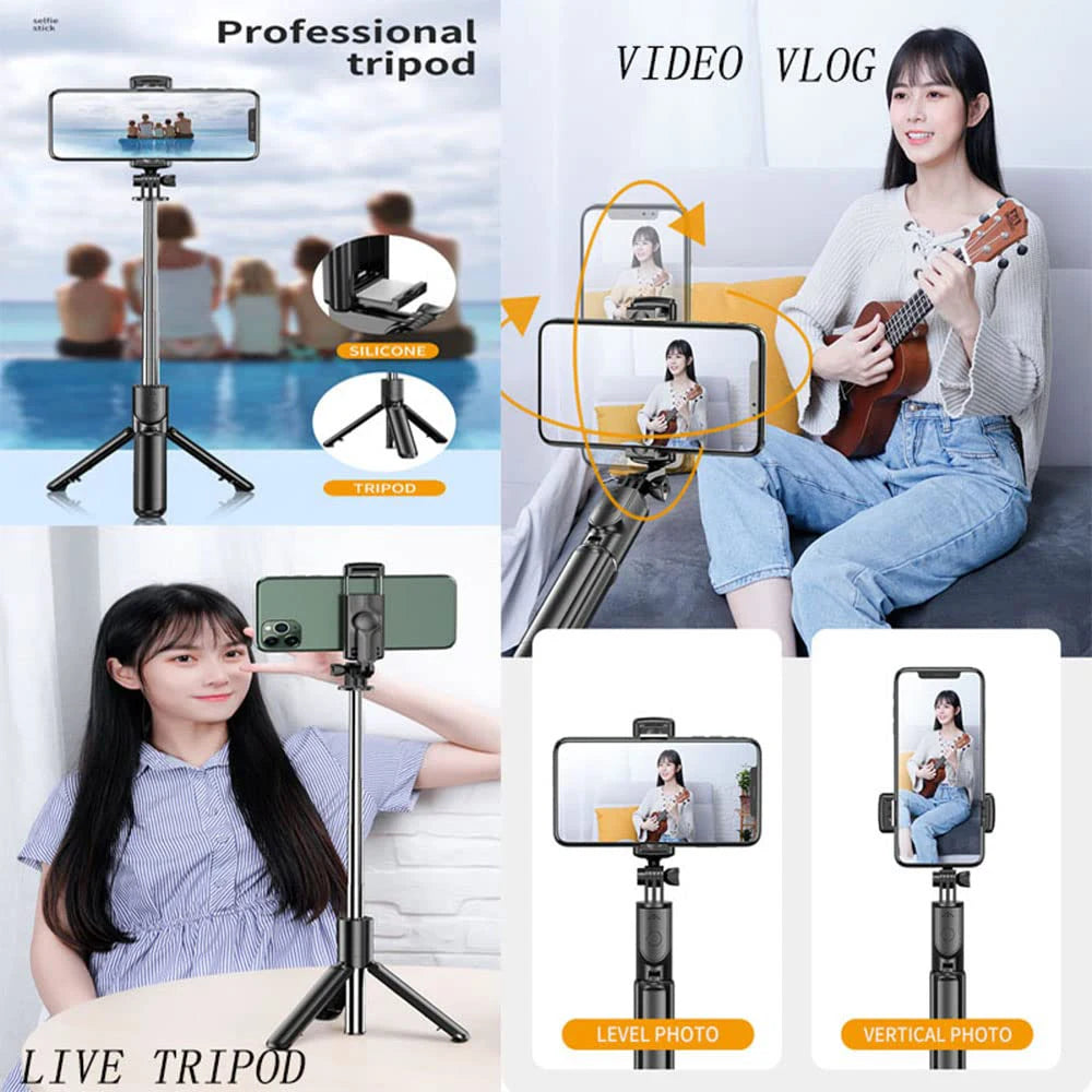 Wireless Selfie Stick Tripod Stand